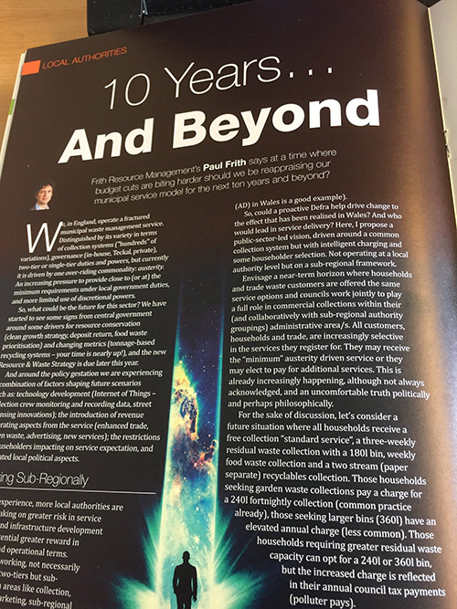 Article within CIWM journal